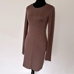Sz S Aritzia WILFRED FREE Longsleeve Midi Dress